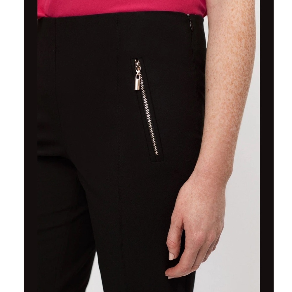 Melanie Lyne Amber Zip Detail Slim Leg Pants size 6. - Picture 10 of 12